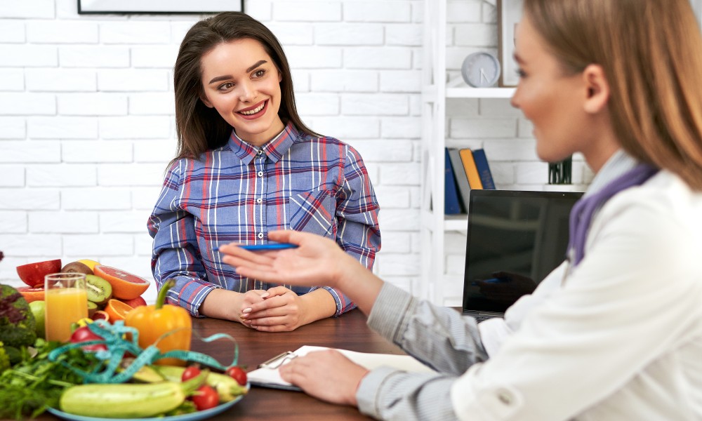 doctor his office tells girl how eat stick diet 1